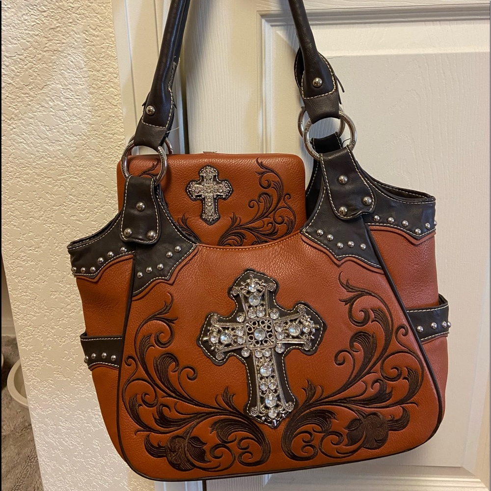 Rustic Couture Purse and Wallet Set